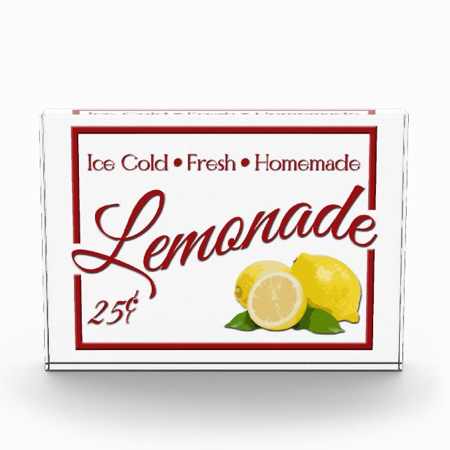 Lemonade Photo Block (Front)