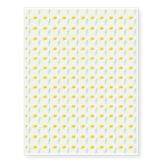 Lemonade Polkadots Temporary Tattoos
