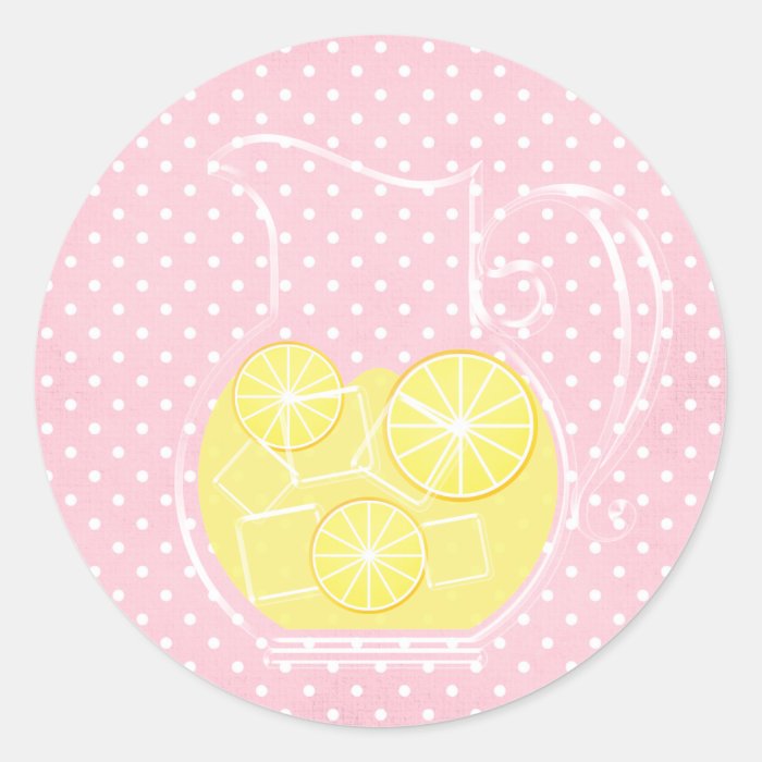 Lemonade Round Sticker