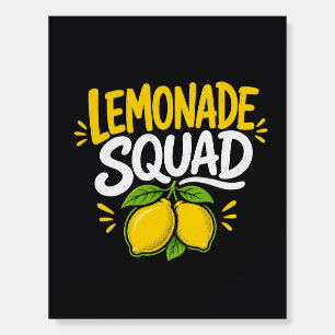 Lemonade Squad Fun Summer Design  Foam Board