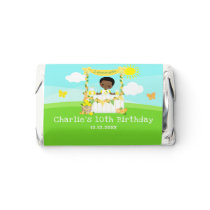 Lemonade Stand Birthday Dark Skin Boy Hershey's Miniatures