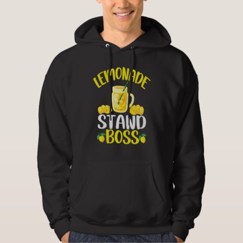 Lemonade Stand Boss Lemon Juice  Lemonade Hoodie