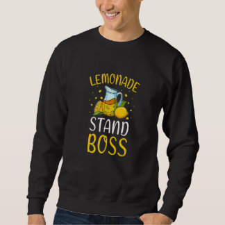 Lemonade Stand Boss  Lemon Juice Summer Drinks Sweatshirt