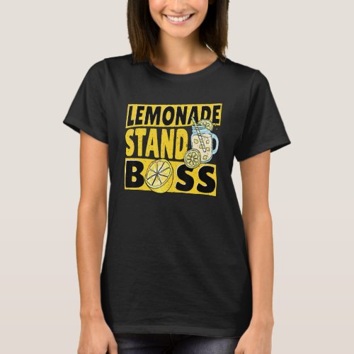 Lemonade Stand Boss Surprise For Lemon Juice Selle T_Shirt