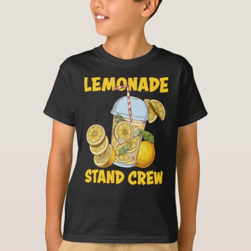 Lemonade Stand Crew Lemon Juice Summer Refreshing T_Shirt