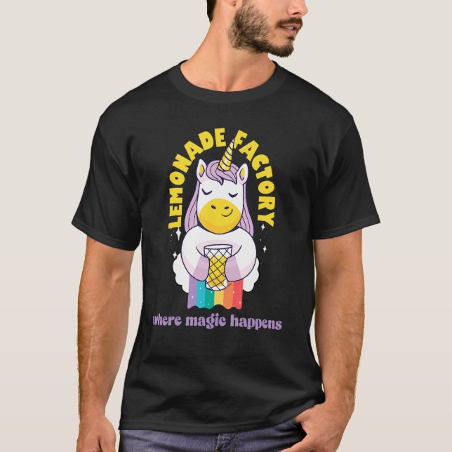 Lemonade Stand Factory Magic Entrepreneur Kids  Un T-Shirt (Front)