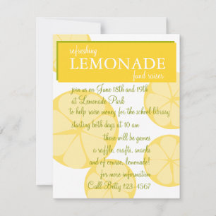 Lemonade Stand Invitation