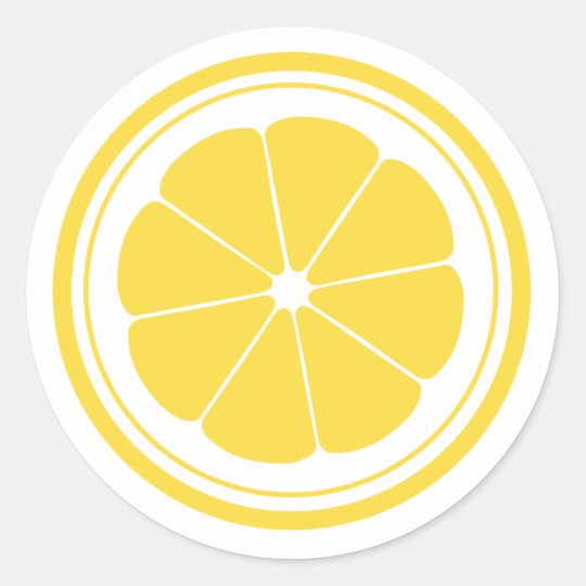 Lemonade Stand Lemon Stickers | Zazzle.com