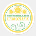 Lemonade Stand Logo Stickers