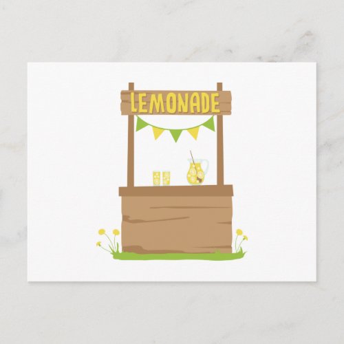 Lemonade Stand Postcard