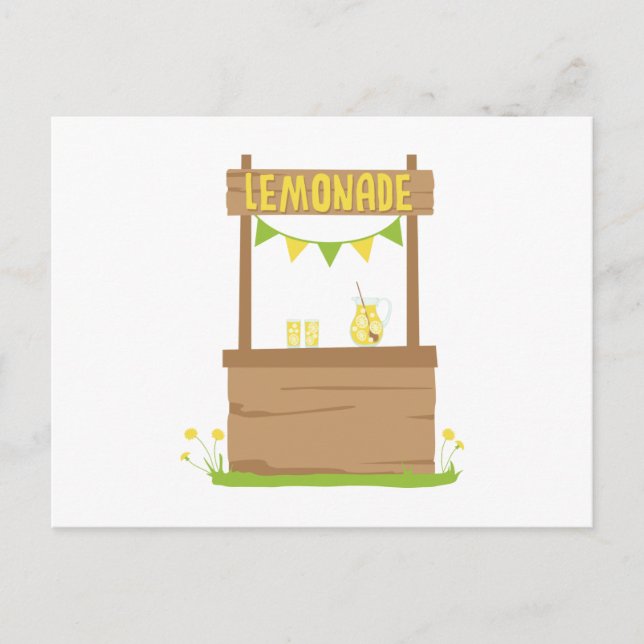 Lemonade Stand Postcard (Front)