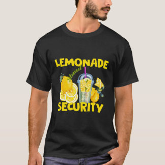 Lemonade Stand Security Funny Mix Juice Maker Sarc T-Shirt