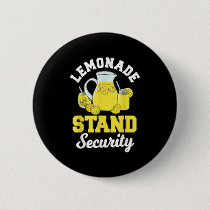 Lemonade Stand Security Lemon Juice Citrus Summer Button