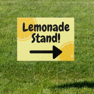 Lemonade Stand Sign