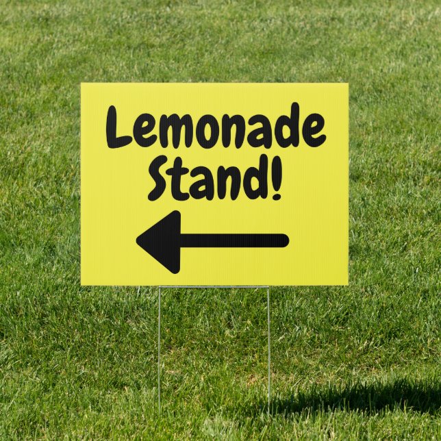 Lemonade Stand Sign (Insitu)