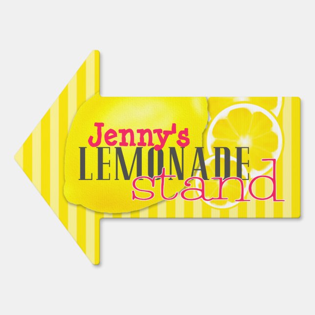 Lemonade Stand Yard Sign (Front)