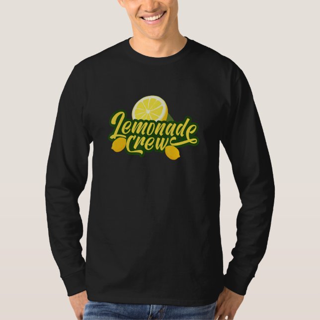 Lemonade StandCrew and Boss Lemon Juice Summer T-Shirt (Front)