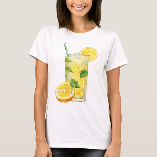 Lemonade T-Shirt – Fun Summer Drink Graphic Tee (Front)