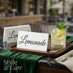 Lemonade Table Sign Personalized Display