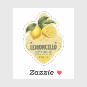 Lemoncello Vinyl Sticker