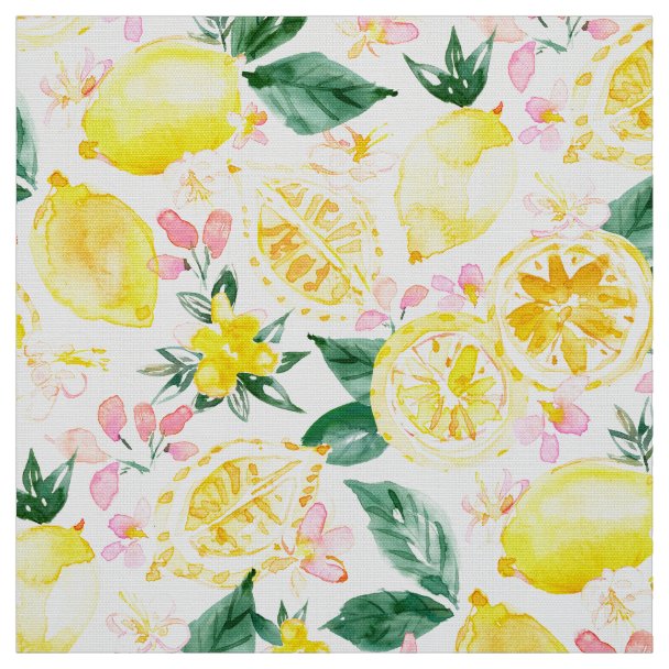 Lemons Fabric