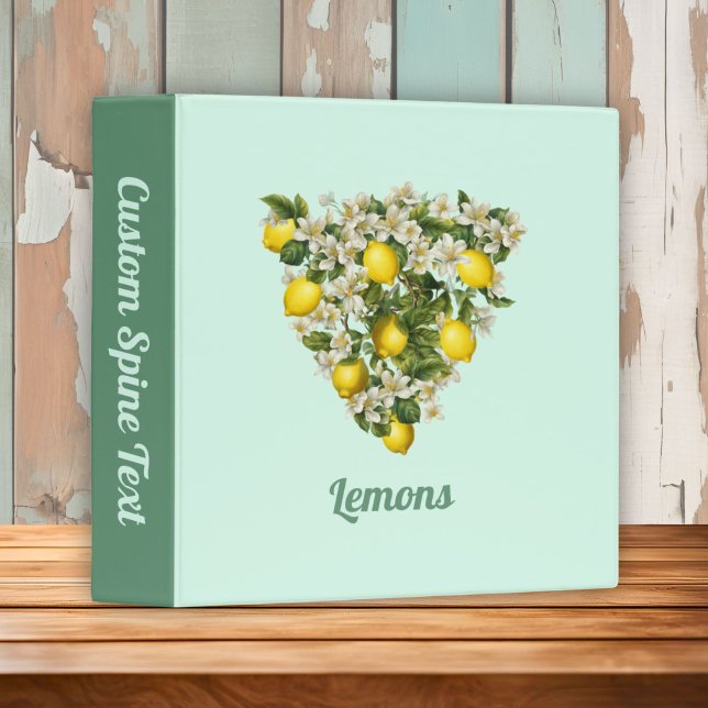 Lemons 3 Ring Binder (Creator Uploaded)