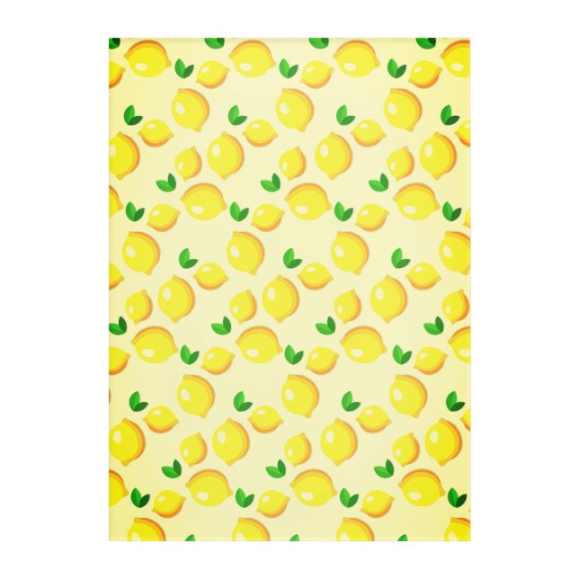 Lemons Acrylic Print (Front)