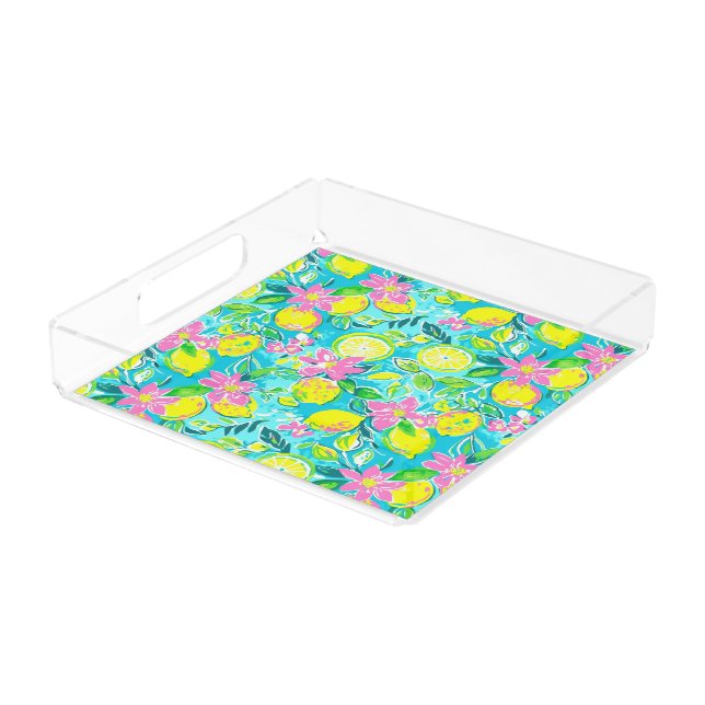 Lemons Acrylic Tray (Angled)