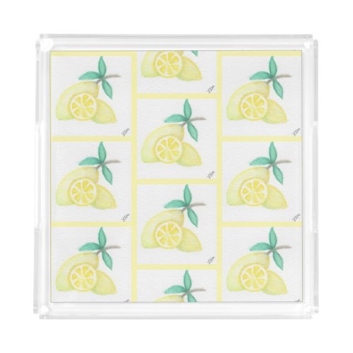 Lemons Acrylic Tray