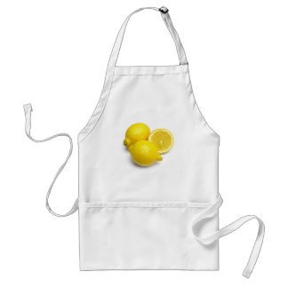lemons adult apron