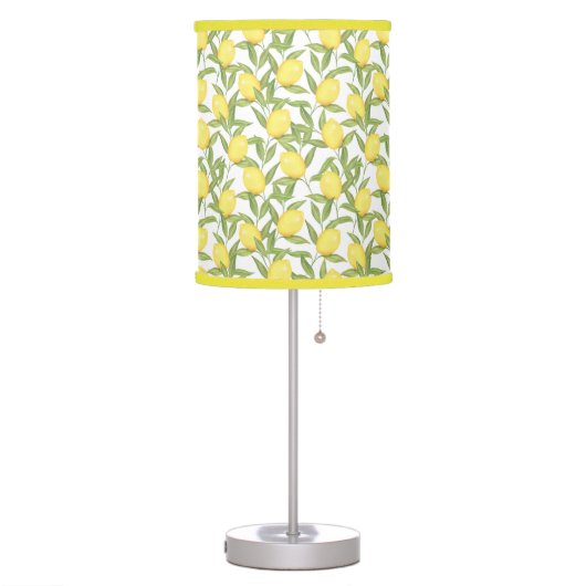 Lemons All-Over Print Table Lamp (Left)