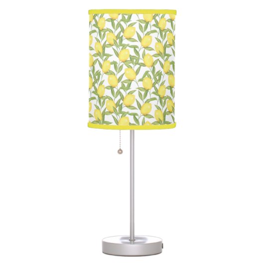 Lemons All-Over Print Table Lamp (Right)