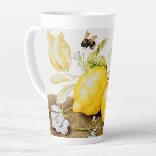 Lemons and Bee Latte Mug