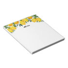 Lemons and Flowers, Bright & Cheerful Personalized