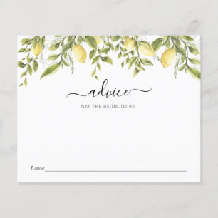 Lemons and Greenery Advice for the Bride-to-Be