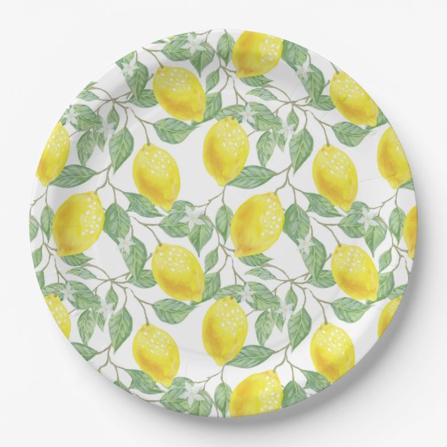 Lemons and Leaves Design 