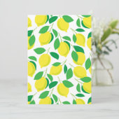 Lemons and leaves pattern (Standing Front)