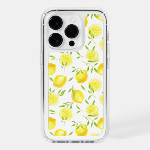 Lemons and leaves speck iPhone 14 pro case