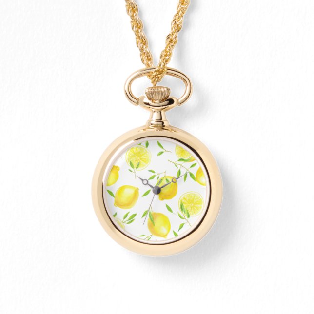 Lemons and leaves watch (Front)