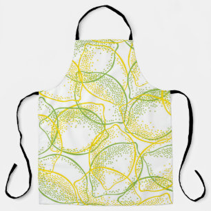 Lemons and Limes: Fresh Pattern. Apron