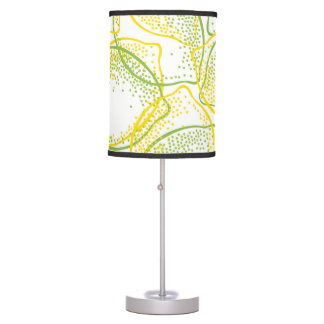 Lemons and Limes: Fresh Pattern. Table Lamp
