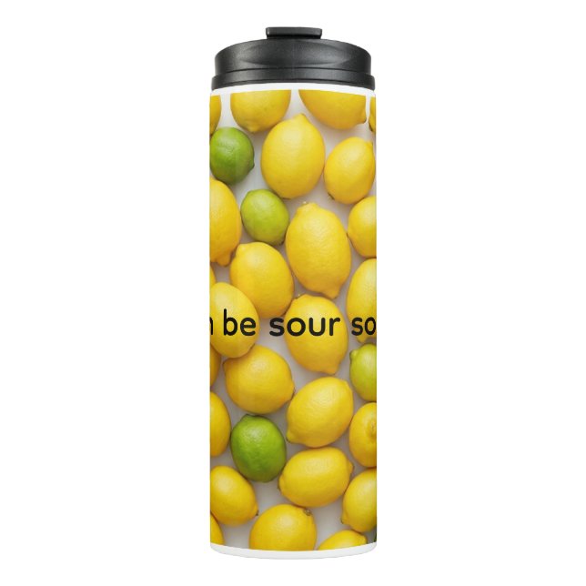 lemons and limes thermal tumbler (Front)