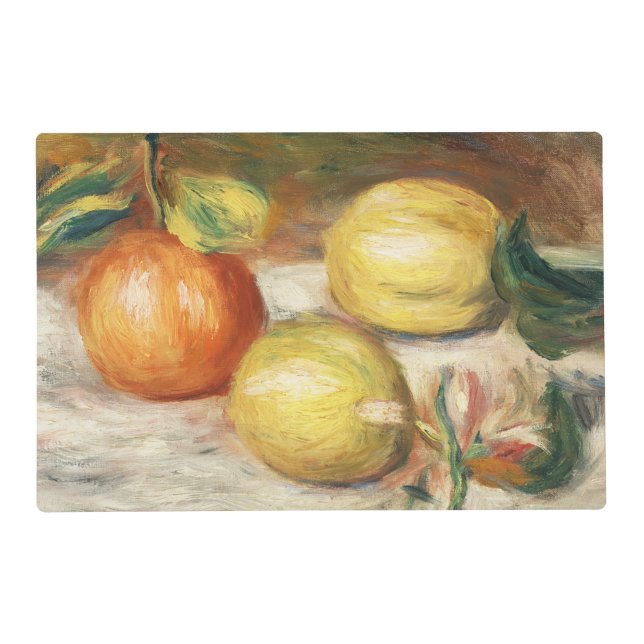 Lemons and Orange (Citrons et orange) (1913)  Placemat (Front)