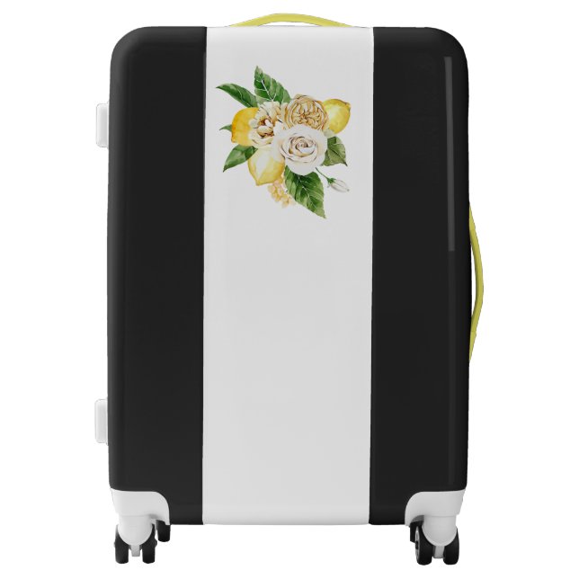 Lemons and roses bouquet luggage (Front)