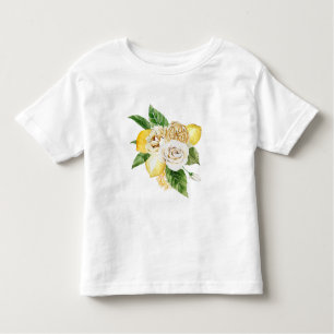 Lemons and roses bouquet toddler t-shirt