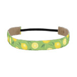 Lemons Background Pattern Athletic Headband