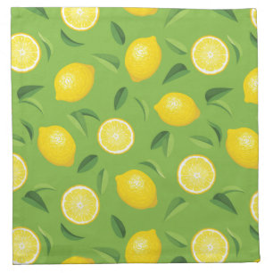 Lemons Background Pattern Napkin