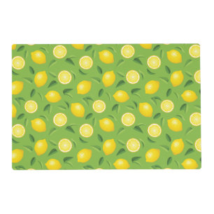 Lemons Background Pattern Placemat