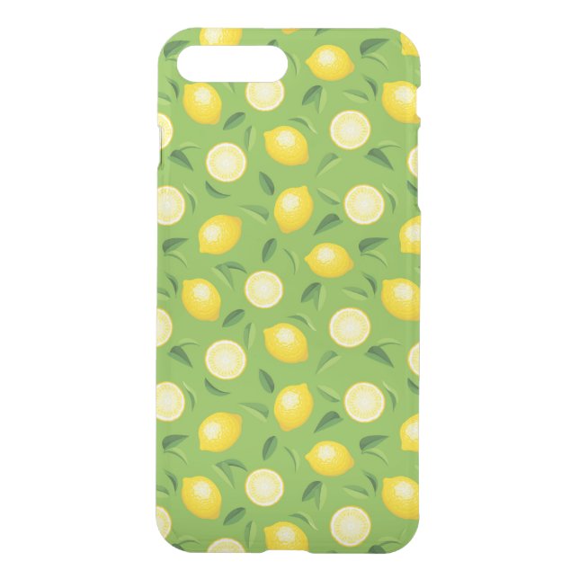 Lemons Background Pattern Uncommon iPhone Case (Back)