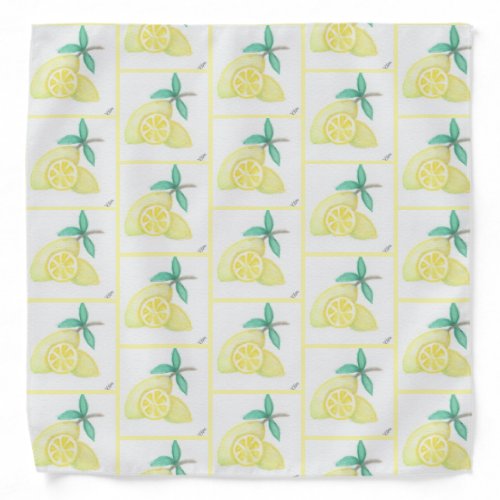 Lemons Bandana